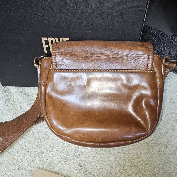 Frye Brown Leather Crossbody Bag - Picture 3 of 7